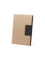 Caderno com notas adesivas