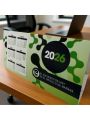 Calendários de mesa 2026
