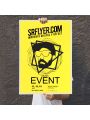 Cartazes papel neon