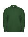 Polo preto com mangas verde-garrafa