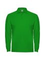 Polo preto com detalhes em verde
