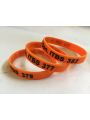 Pulseiras de silicone numeradas