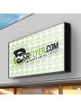 sinal luminoso com luz led