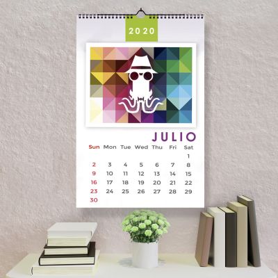 calendários de parede personalizados