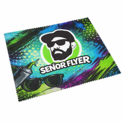 Panos de limpeza de óculos personalizados em microfibra com estampa completa
