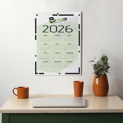 Calendários de parede anuais