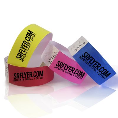 pulseiras tyvek 