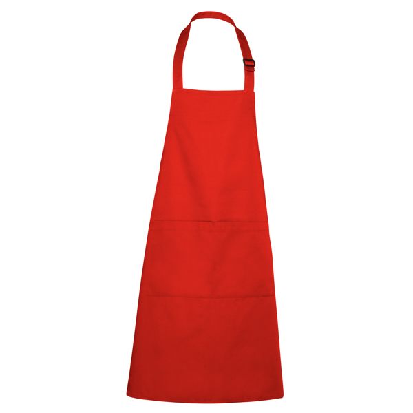 avental vermelho