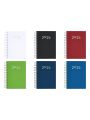 Agendas coloridas para 2025 com anéis