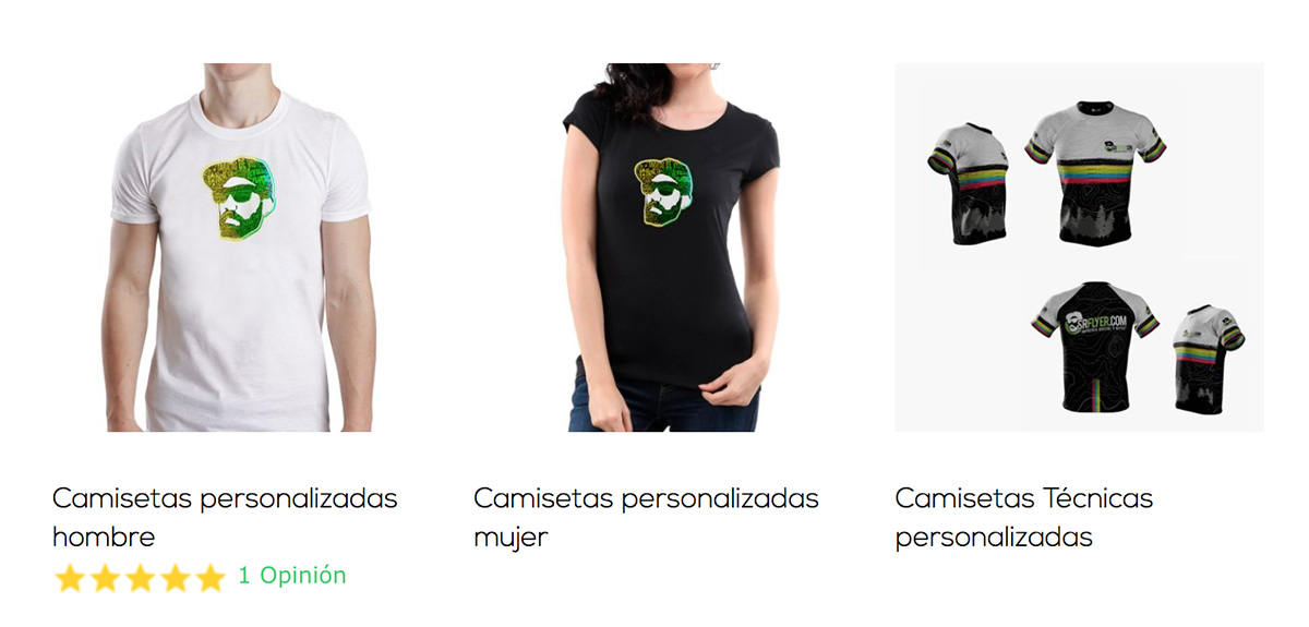 Camisetas personalizadas